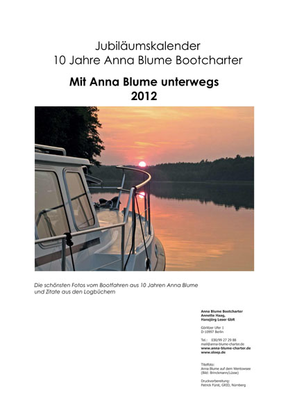 Kalender 2012 - Titelblatt